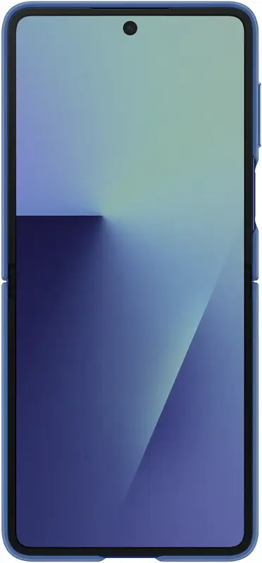 Чохол для Samsung Flip 7 Ring Case (Silicone) Blue (EF-PF766TNEGUA) - фото - №1