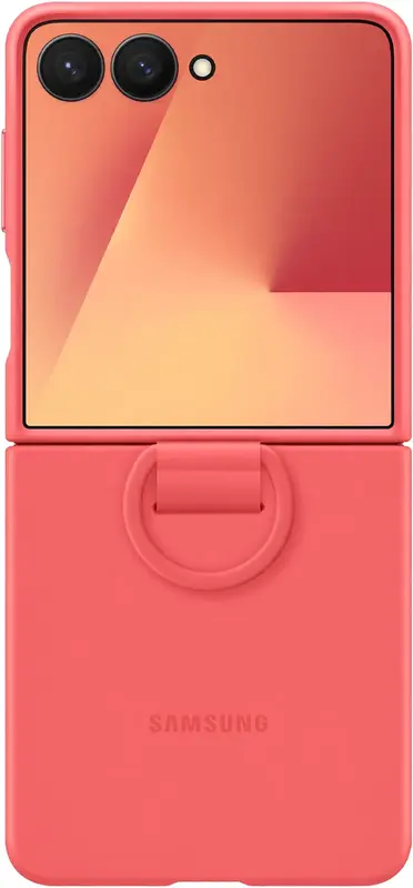 Чохол для Samsung Flip 7 Ring Case (Silicone) Red (EF-PF766TREGUA) - фото - №2