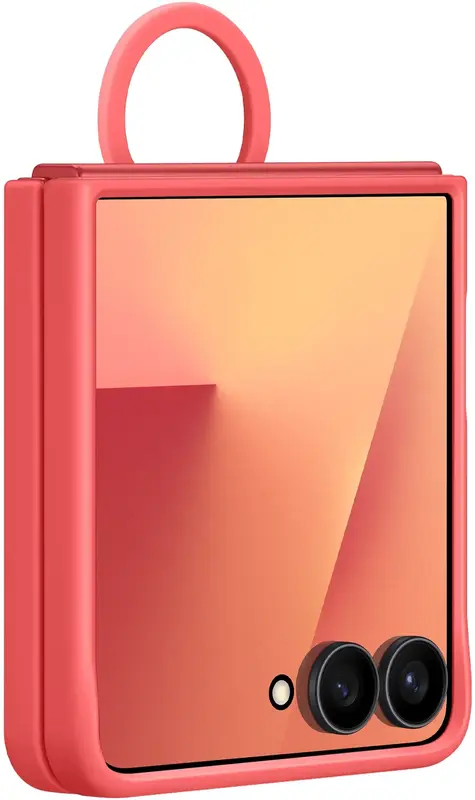 Чохол для Samsung Flip 7 Ring Case (Silicone) Red (EF-PF766TREGUA) - фото - №3