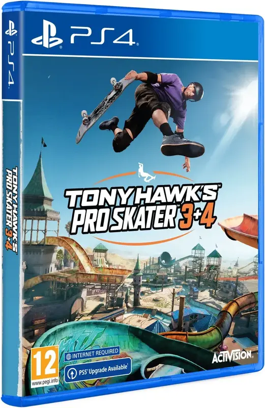Диск PS4 Tony Hawk Pro Skater 3+4 (Blu-ray) - фото - №1