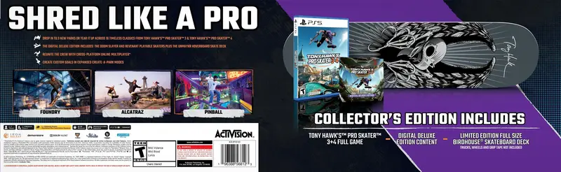 Гра консольна PS5 Tony Hawk Pro Skater 3+4 Collector's Edition (Blu-ray) - фото - №4