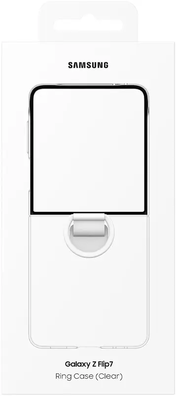 Чохол для Samsung Flip 7 Ring Case (Clear) Transparent (EF-QF766CTEGUA) - фото - №6