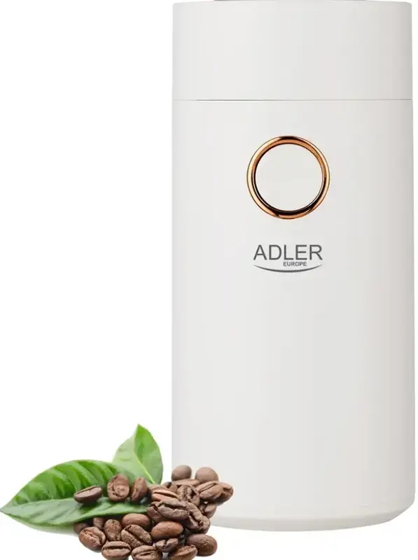 Кофемолка Adler AD 4446 white gold - фото - №4