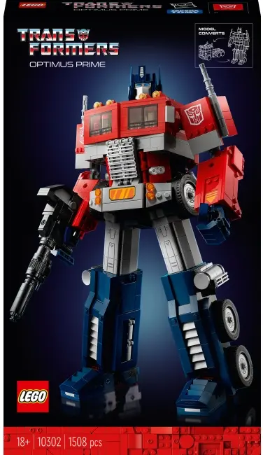 Конструктор LEGO Icons Оптимус Прайм, 10302 - фото - №0