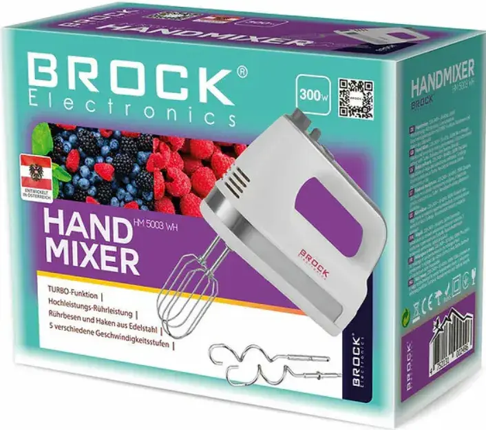 Міксер ручний Brock HM 5003 WH - фото - №4