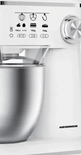 Кухонна машина HEINNER HPM-1000WHCH - фото - №3