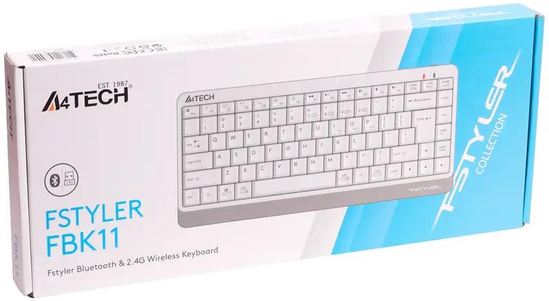 Ігрова клавіатура A4Tech FBK11 (White) - фото - №4