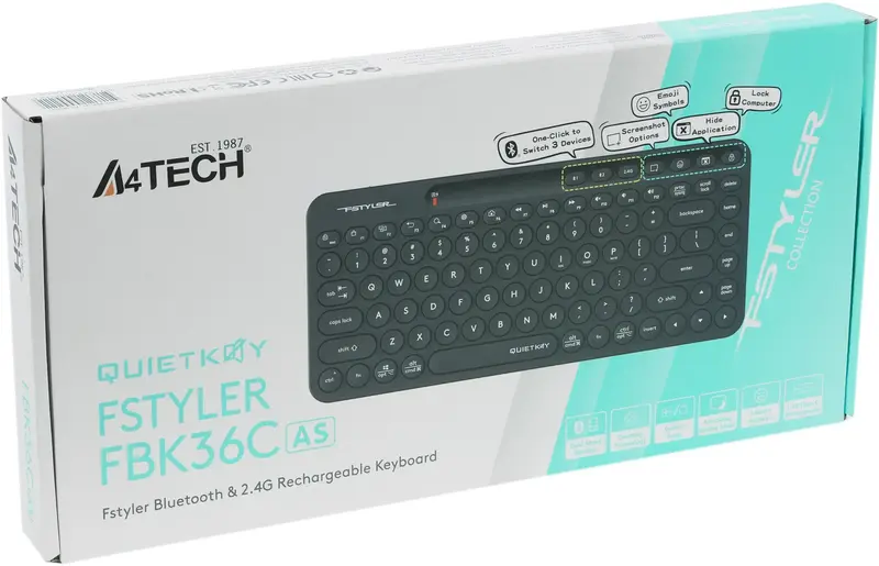 Ігрова клавіатура A4Tech FBK36C AS (Black) - фото - №6