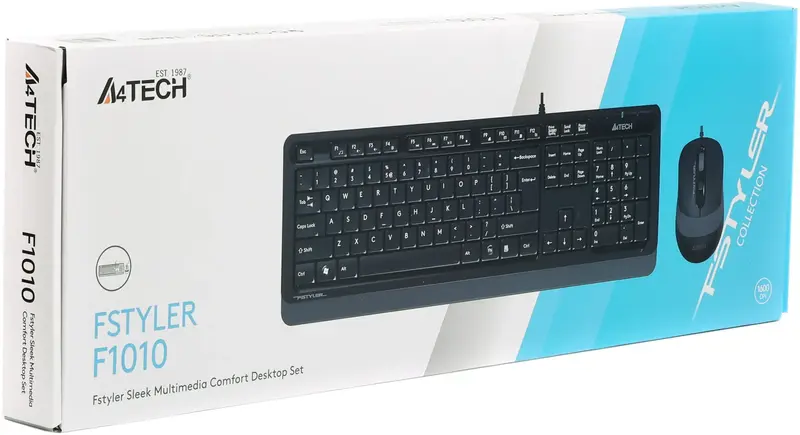 Игровая клавиатура A4Tech F1010 (Grey) - фото - №5