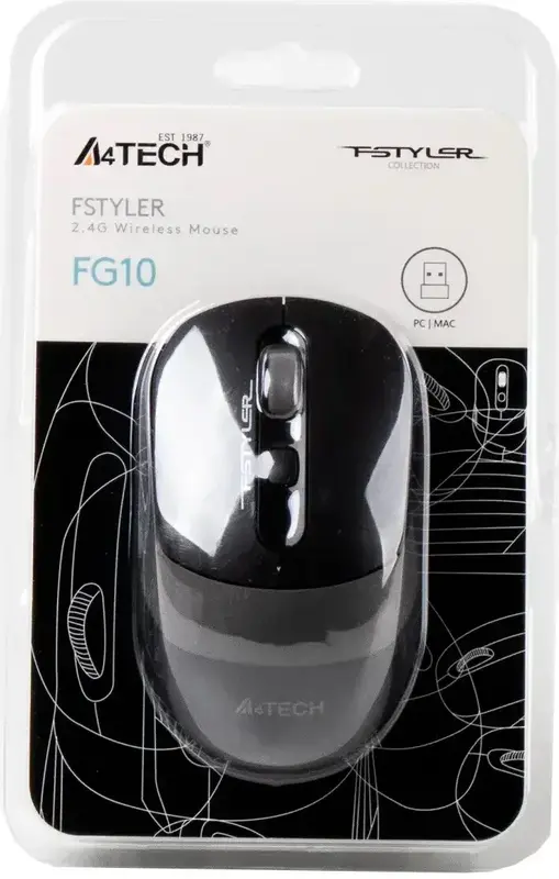 Комп'ютерна миша A4Tech FG10 (Grey) - фото - №4