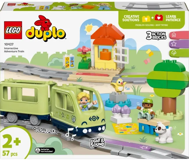 Конструктор LEGO DUPLO Town Інтерактивний пригодницький потяг, 10427 - фото - №0