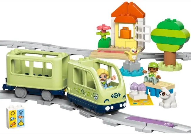 Конструктор LEGO DUPLO Town Інтерактивний пригодницький потяг, 10427 - фото - №4