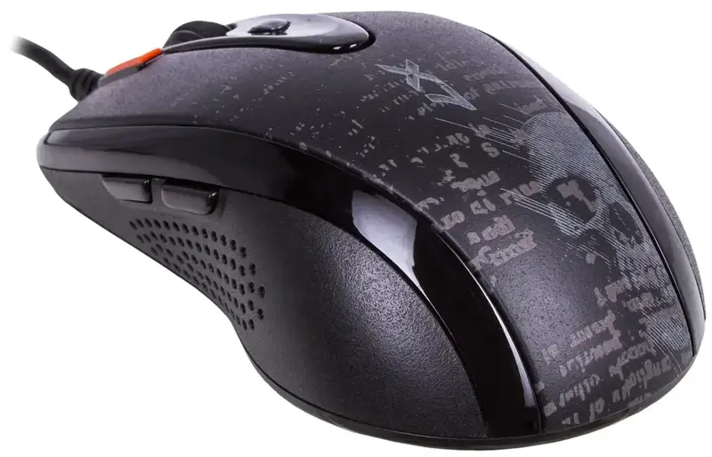 Комп'ютерна миша A4Tech F5 USB (Mystic Black) - фото - №1