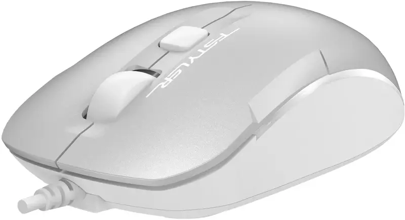Комп'ютерна миша A4Tech FM26 (Icy White) - фото - №1