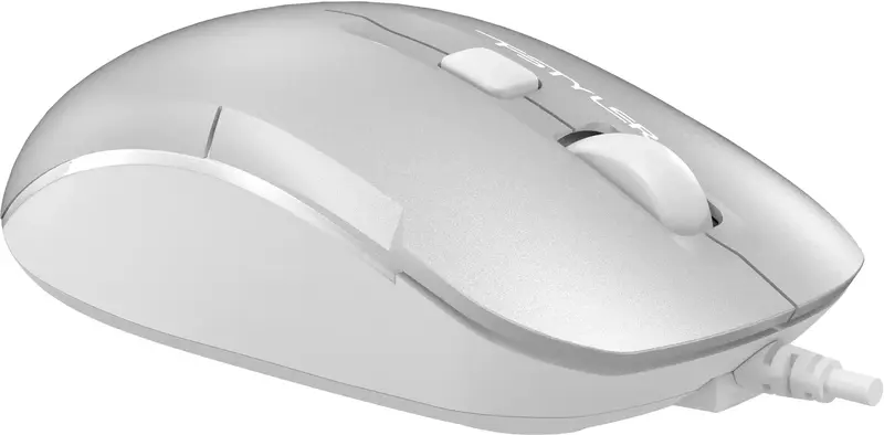 Комп'ютерна миша A4Tech FM26 (Icy White) - фото - №2