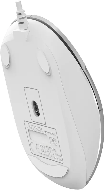 Комп'ютерна миша A4Tech FM26 (Icy White) - фото - №7