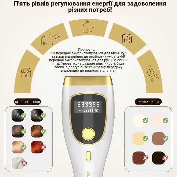 Фотоепілятор Inspire Sapphire XM-L011BK - фото - №4