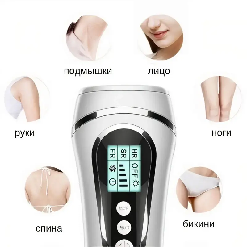 Фотоепілятор INSPIRE IPL с LED-экраном 3в1 (white) - фото - №2
