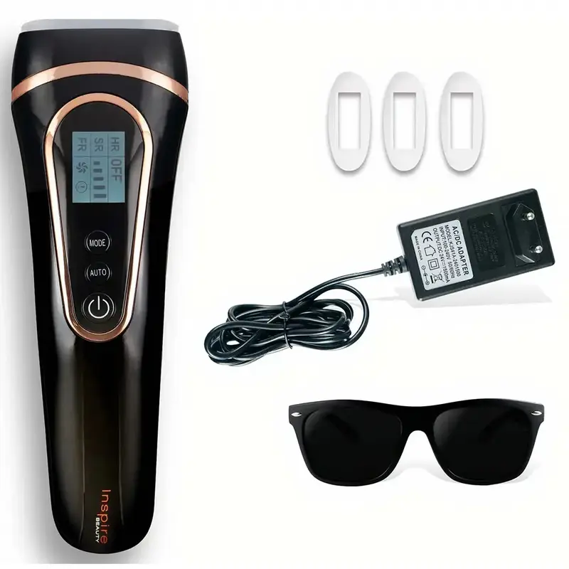 Фотоепілятор INSPIRE IPL с LED-экраном 3в1 (black) - фото - №4