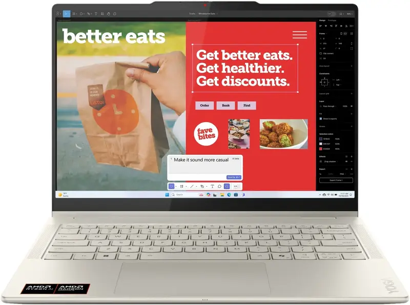 Ноутбук Lenovo Yoga 7 2-in-1 14AKP10 Seashell (83JR007KRA) - фото - №0