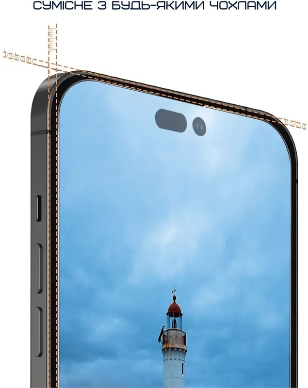 Защитное стекло для iPhone 16 Pro Max Anank 2.5D Privacy(1 pcs)/Curved Clear(1pcs)with installation box (2003215) - фото - №6