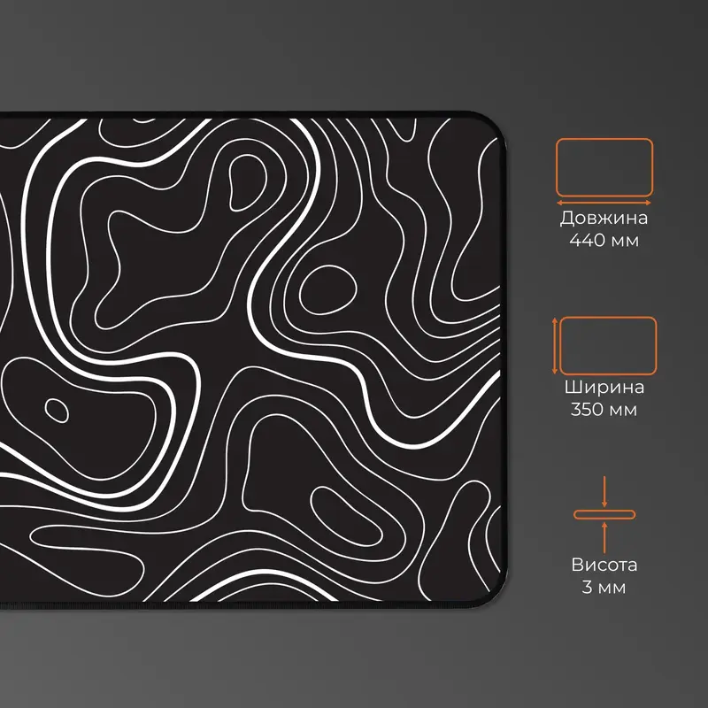 Ігрова поверхня Gamepro MP145AB Black - фото - №3