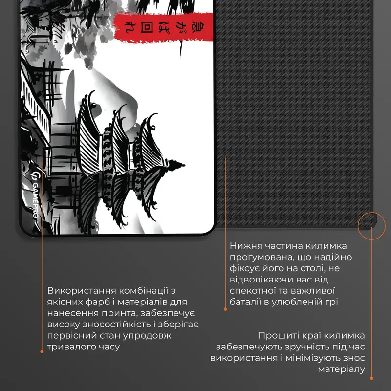 Игровая поверхность Gamepro MP145BW White - фото - №4