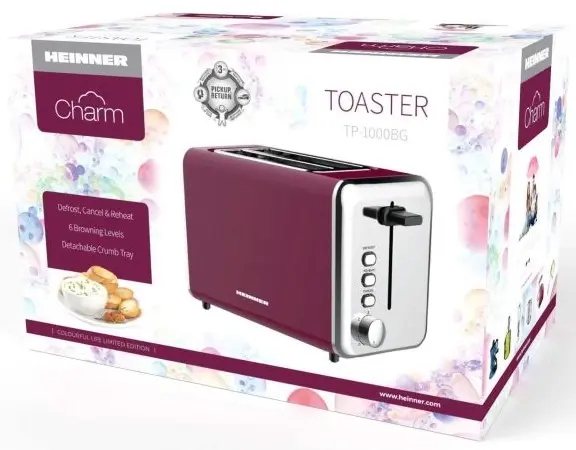 Тостер HEINNER TP-1000BG - фото - №5