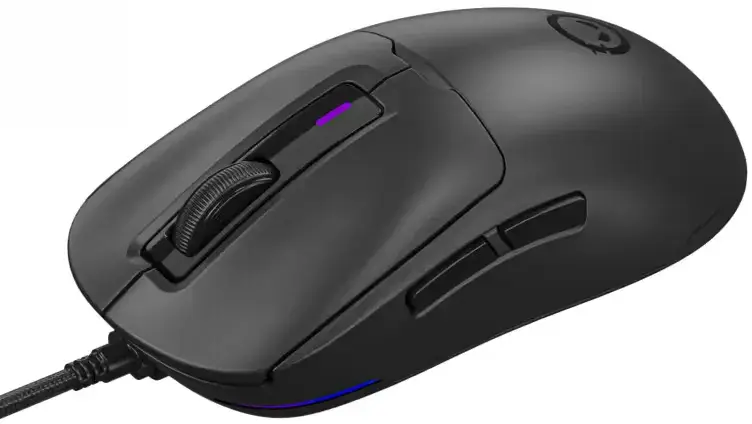 Комп'ютерна миша Lorgar MSA10 Ultralight Wired Gaming USB Black - фото - №1