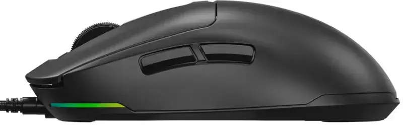 Комп'ютерна миша Lorgar MSA10 Ultralight Wired Gaming USB Black - фото - №3