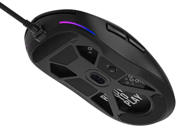 Комп'ютерна миша Lorgar MSA10 Ultralight Wired Gaming USB Black - фото - №7