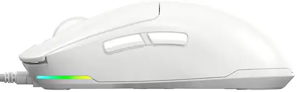 Комп'ютерна миша Lorgar MSA10 Ultralight Wired Gaming USB White - фото - №3