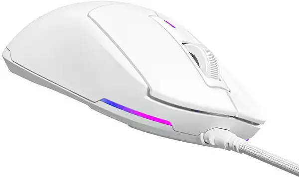 Комп'ютерна миша Lorgar MSA10 Ultralight Wired Gaming USB White - фото - №9