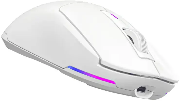 Компьютерная мышь Lorgar MSA10W Wireless Gaming White - фото - №9
