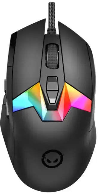 Комп'ютерна миша Lorgar MSP80 Wired Gaming Mouse Pro USB Black - фото - №0