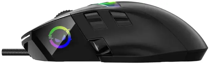 Комп'ютерна миша Lorgar MSP80 Wired Gaming Mouse Pro USB Black - фото - №1