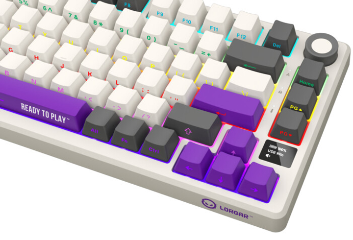 Ігрова клавіатура Lorgar KBP70MW Pro Wireless Mechanical EN/UA Beige - фото - №5