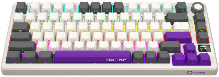 Ігрова клавіатура Lorgar KBP70MW Pro Wireless Mechanical EN/UA Beige - фото - №1