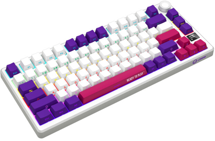 Ігрова клавіатура Lorgar KBP7075W Pro, RGB, WL/BT/USB White - фото - №4
