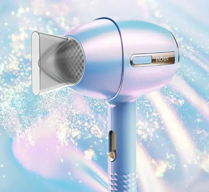 Фен Xiaomi Enchen AIR Plus Hair dryer Blue Premium version EU - фото - №3