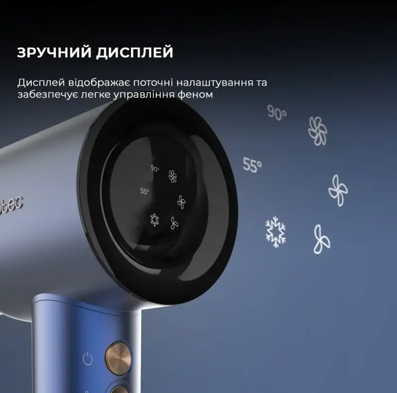 Фен CECOTEC IoniCare RockStar Nano IonTech Blue - фото - №5