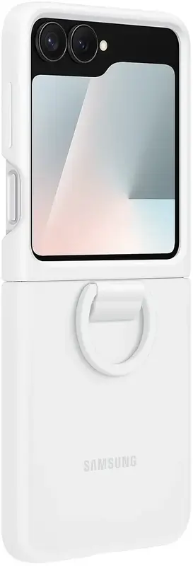 Чохол для Samsung Flip 7 FE Silicone Case White (EF-PF741TWEGUA) - фото - №1