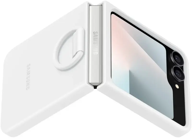 Чохол для Samsung Flip 7 FE Silicone Case White (EF-PF741TWEGUA) - фото - №2