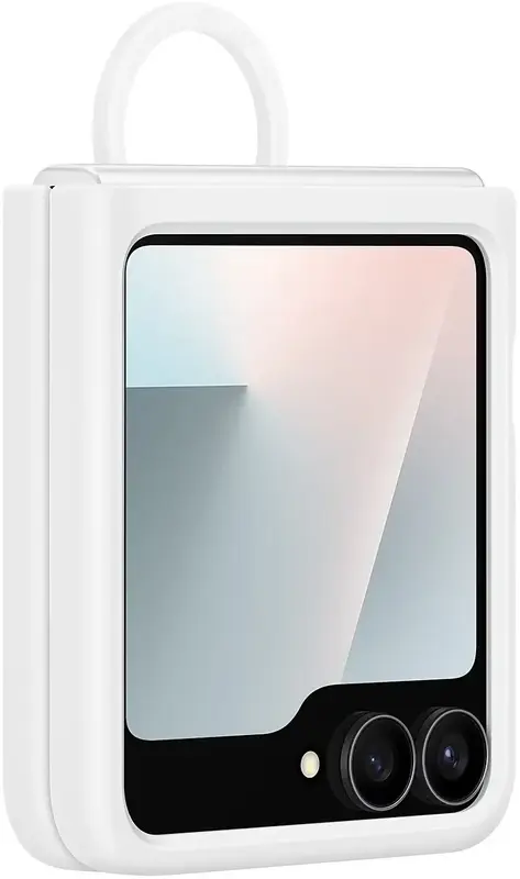 Чохол для Samsung Flip 7 FE Silicone Case White (EF-PF741TWEGUA) - фото - №4