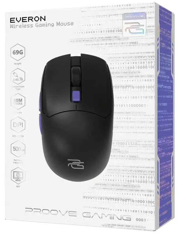 Ігрова миша Proove Gaming Everon Black - фото - №4