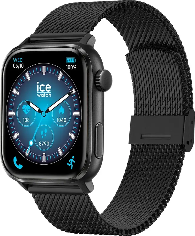 Смарт-годинник Ice-Watch ICE smart 3.0 Rectangular 1.78 Black Milanese 024300 - фото - №0