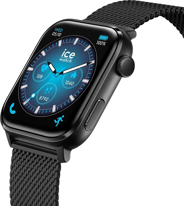 Смарт-годинник Ice-Watch ICE smart 3.0 Rectangular 1.78 Black Milanese 024300 - фото - №2
