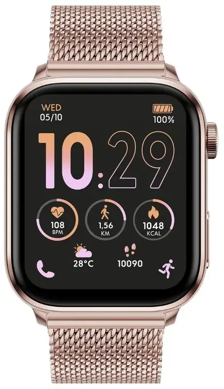 Смарт-годинник Ice-Watch ICE smart 3.0 Rectangular 1.78 Rose-Gold Milanese 024304 - фото - №1