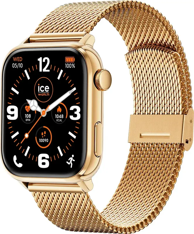 Смарт-годинник Ice-Watch ICE smart 3.0 Rectangular 1.78 Gold Milanese 024656 - фото - №0