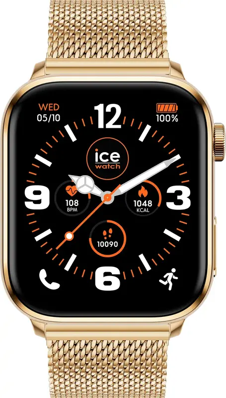 Смарт-годинник Ice-Watch ICE smart 3.0 Rectangular 1.78 Gold Milanese 024656 - фото - №1